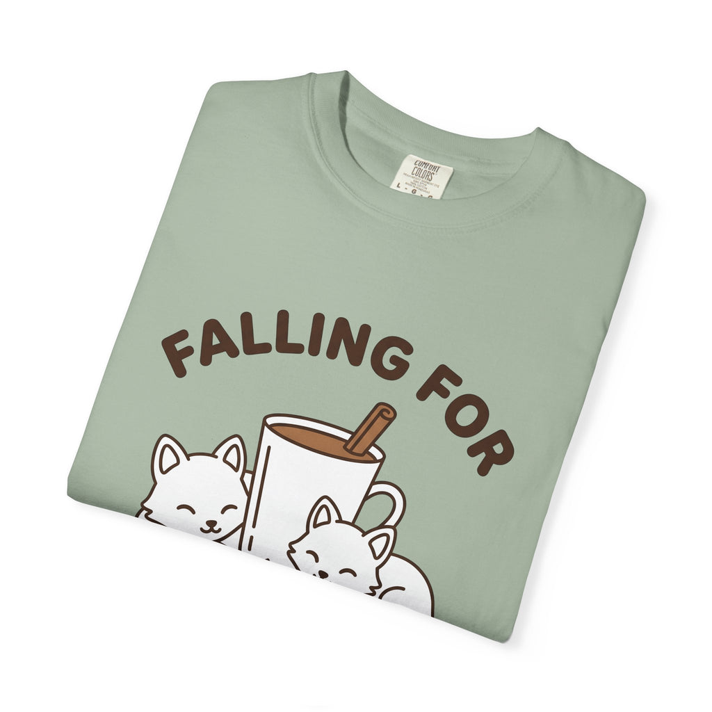 Fox Coffee Cup T-Shirt Coffee Animal Gift Women Cute T-Shirt T-Shirt T-Shirt Coffee Fan Coffee T-Shirt Graphic Kawaii T-Shirt Minimalist Cinnamon Stick