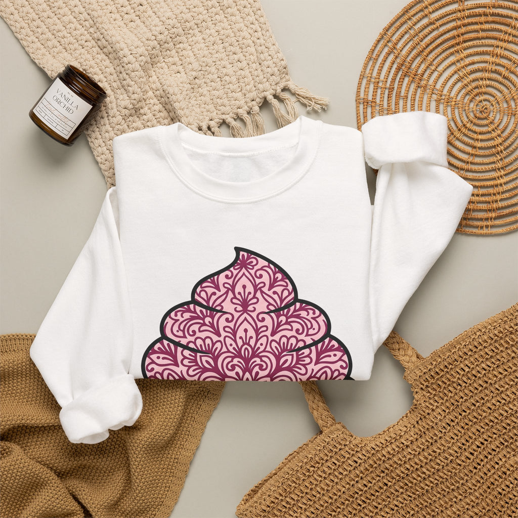 Cupcake Clipart Sweatshirt Desserts Confectionery Gift Women Hand Drawn Sweatshirt Muffin Sweatshirt Pastry Fan Illustrated Sweatshirt Candy Graphic Geometric