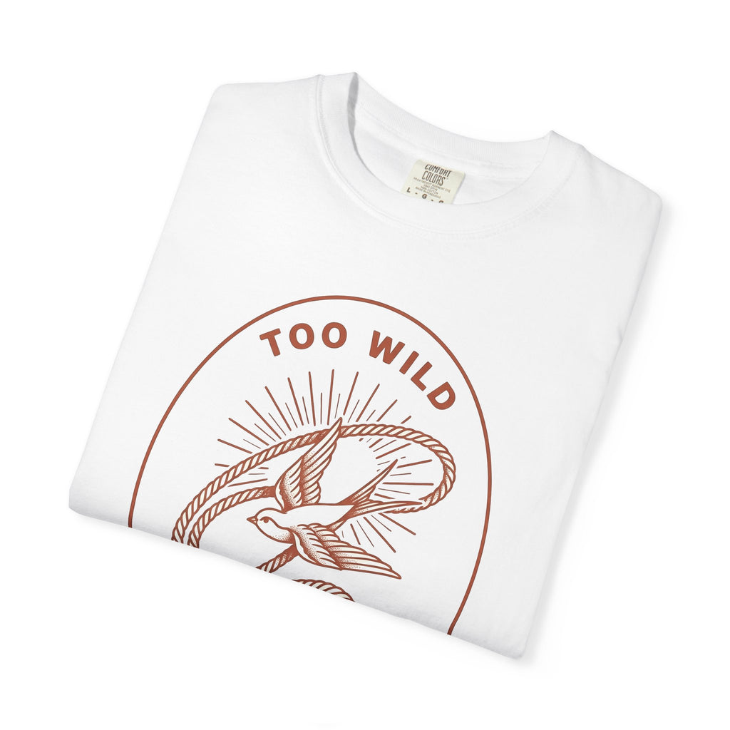 Swallow Bird Rope T-Shirt Cowgirl Adventure Gift Women Vintage T-Shirt Lariat T-Shirt Cowboy Fan Retro T-Shirt Explorer Graphic Western Sunburst