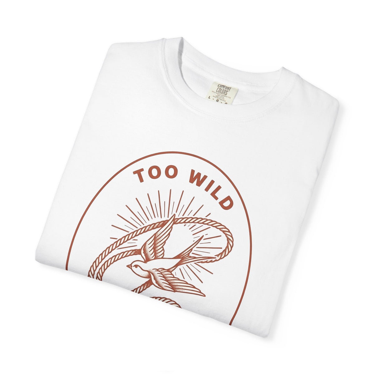 Swallow Bird Rope T-Shirt Cowgirl Adventure Gift Women Vintage T-Shirt Lariat T-Shirt Cowboy Fan Retro T-Shirt Explorer Graphic Western Sunburst