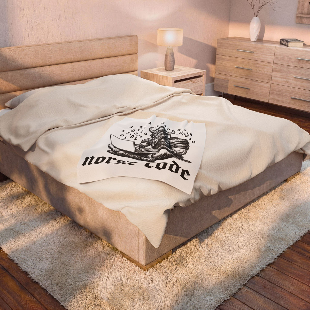 Nordic Laptop Blanket Funny Software Gift Women Antique Blanket Laptop Blanket Humor Fan Vintage Blanket Programmer Graphic Doodle Computer Code