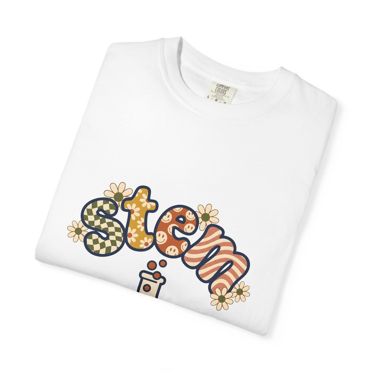 Chemistry Bottle Stem Biology Gift Cartoon Laboratory Flask Science Enthusiast Lab T-Shirt