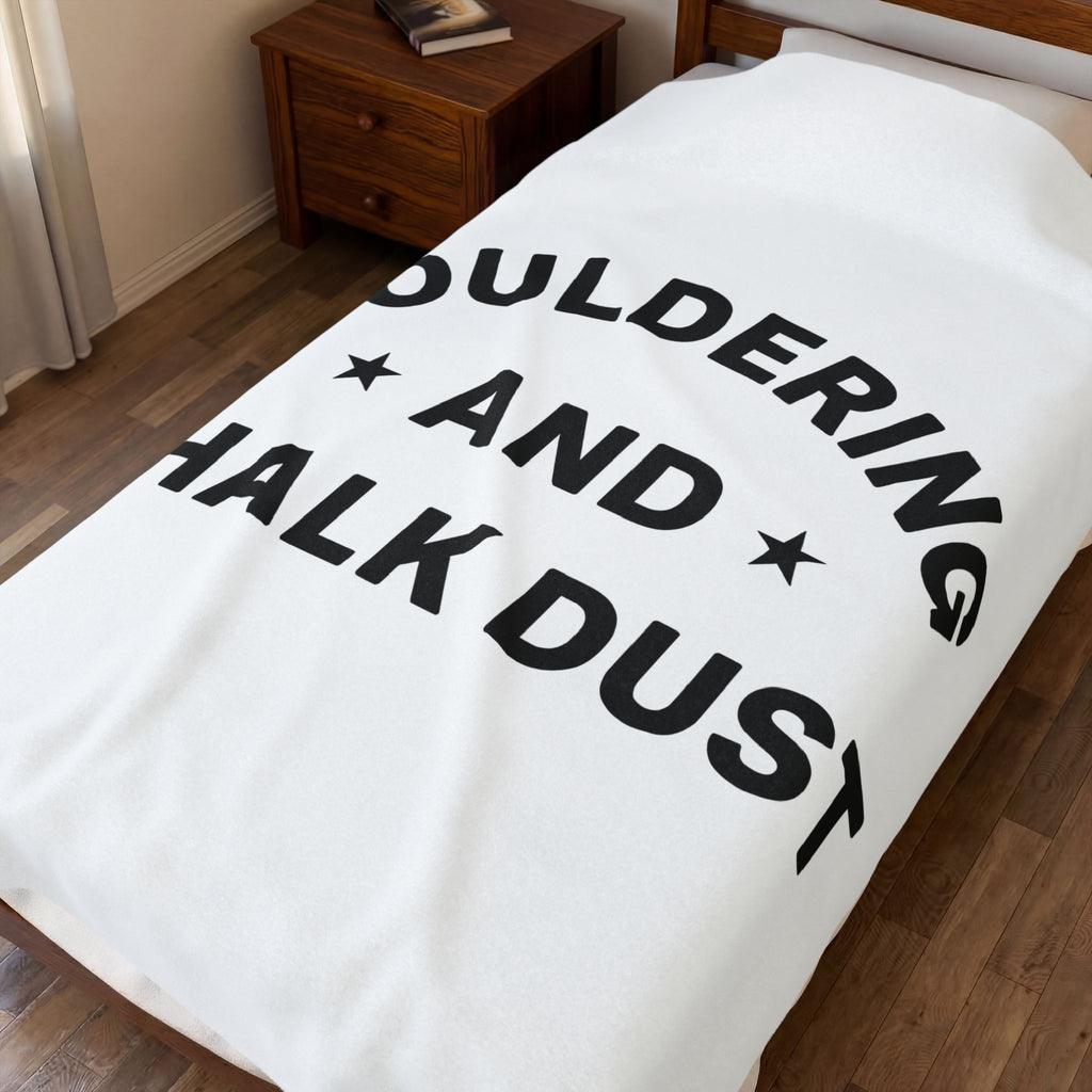 Bouldering Text Blanket Bouldering Climbing Gift Women Bold Blanket Climbing Text Blanket Climber Enthusiast Bold Blanket Rock Climbing Graphic