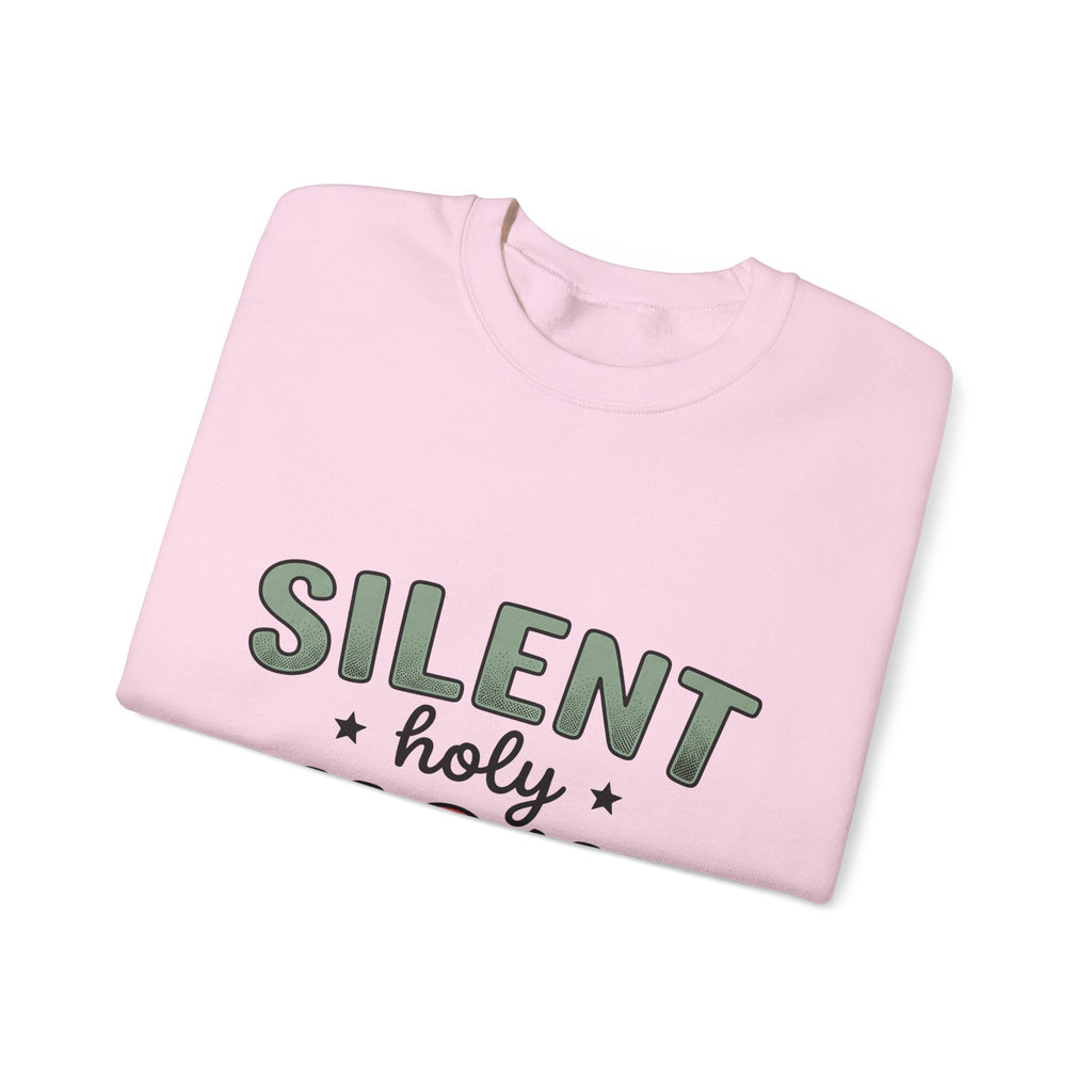 Holiday Text Sweatshirt Christmas Holiday Gift Women Playful Sweatshirt Typographic Sweatshirt Xmas Fan Festive Graphic Holiday Design Christmas