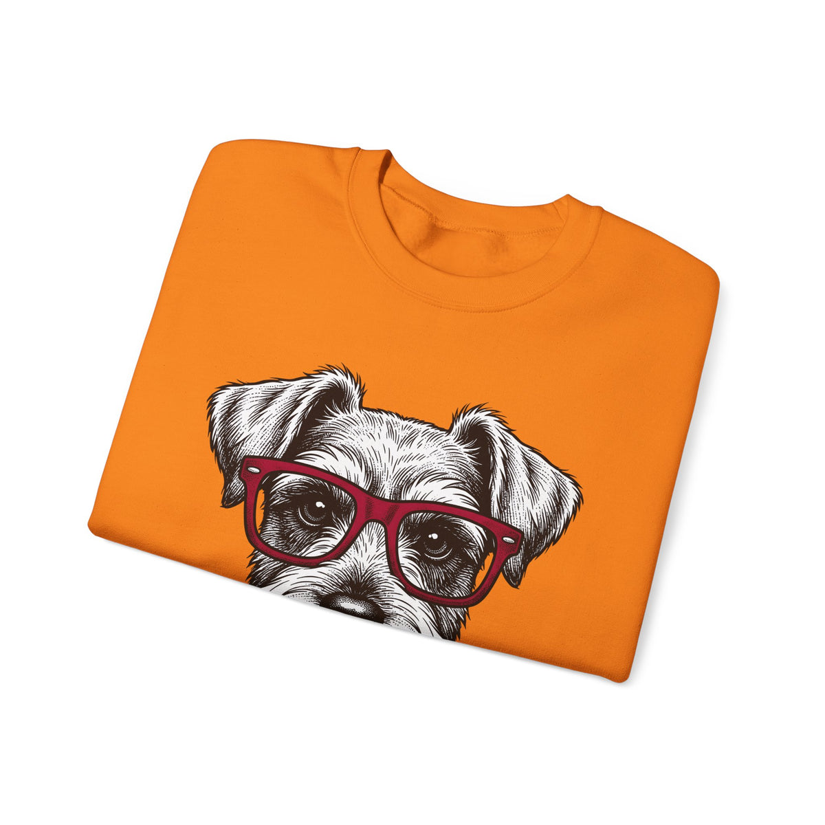 Schnauzer Pet Sweatshirt Dog Critters Gift Women Line Art Sweatshirt Dog Sweatshirt Dog Fan Dog Graphic Dog Graphic Cartoon Spectacles Sweatshirt