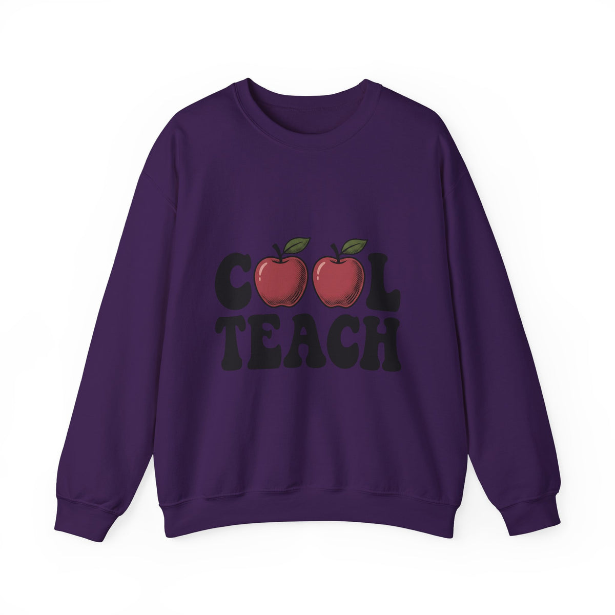 Apple Illustration Sweatshirt Teacher Gratitude Gift Women Retro Sweatshirt Fruit Sweatshirt Educator Enthusiast Vintage Sweatshirt Appreciation Graphic