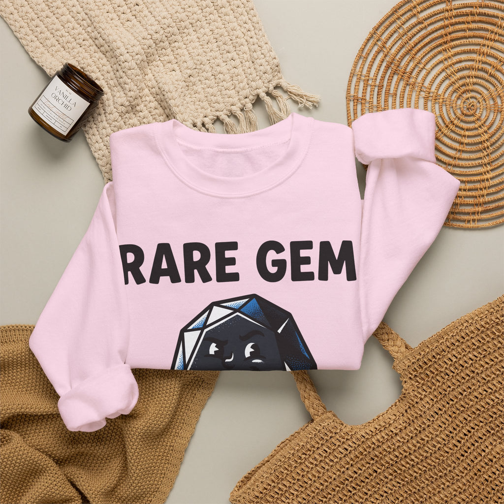 Jewel Icon Christmas Satire Gift Animation Gemstone Xmas Fan Cartoon Parody Classic Crimson Knot Sweatshirt