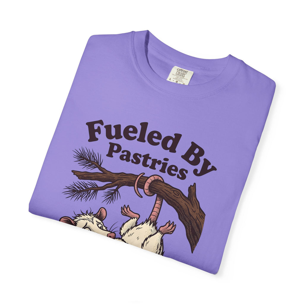 Possum Pastry T-Shirt Desserts Joke Gift Women Animation T-Shirt Pastry T-Shirt Dessert Fan Cartoon T-Shirt Pun Graphic Classic Branch T-Shirt