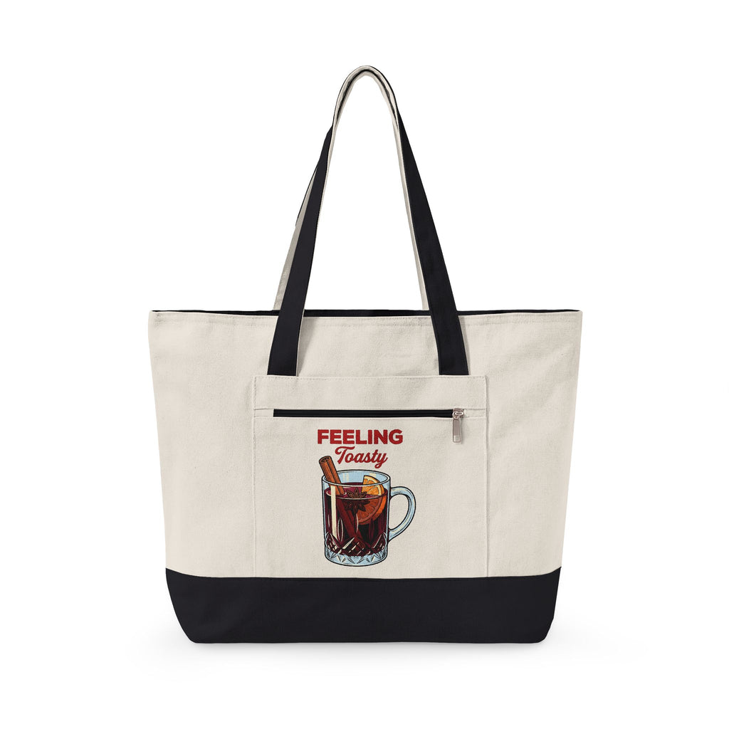 Mulled Wine Mug Holiday Christmas Gift Vintage Mulled Wine Winter Fan Holiday Xmas Hand Tote Bag
