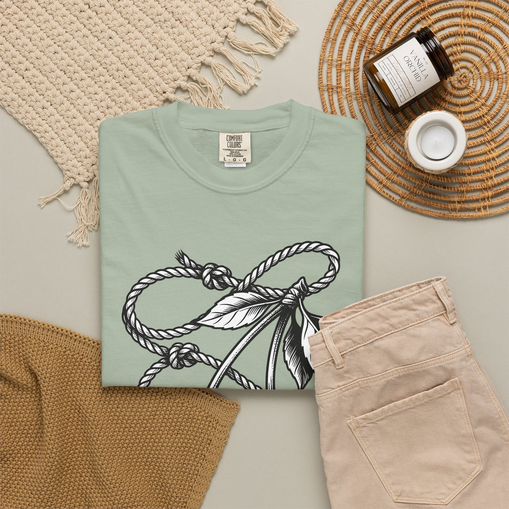 Cherry Vine T-Shirt Cowgirl Ranch Gift Women Retro T-Shirt Grapevine T-Shirt Rodeo Fan Vintage T-Shirt Farmhouse Graphic Sketch Foliage T-Shirt