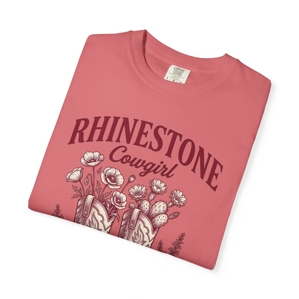 Western Boots Cowgirl Cowboy Gift Retro Cowboy Boots Rodeo Fan Cowboy Boot Vintage Sketch T-Shirt