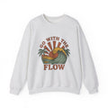 Sea Dusk Sweatshirt Beach Coastal Gift Women Hand Drawn Sweatshirt Sunset Sweatshirt Shore Fan Oceanic Sweatshirt Seaside Graphic Sketch Tropical Trees Sweatshirt