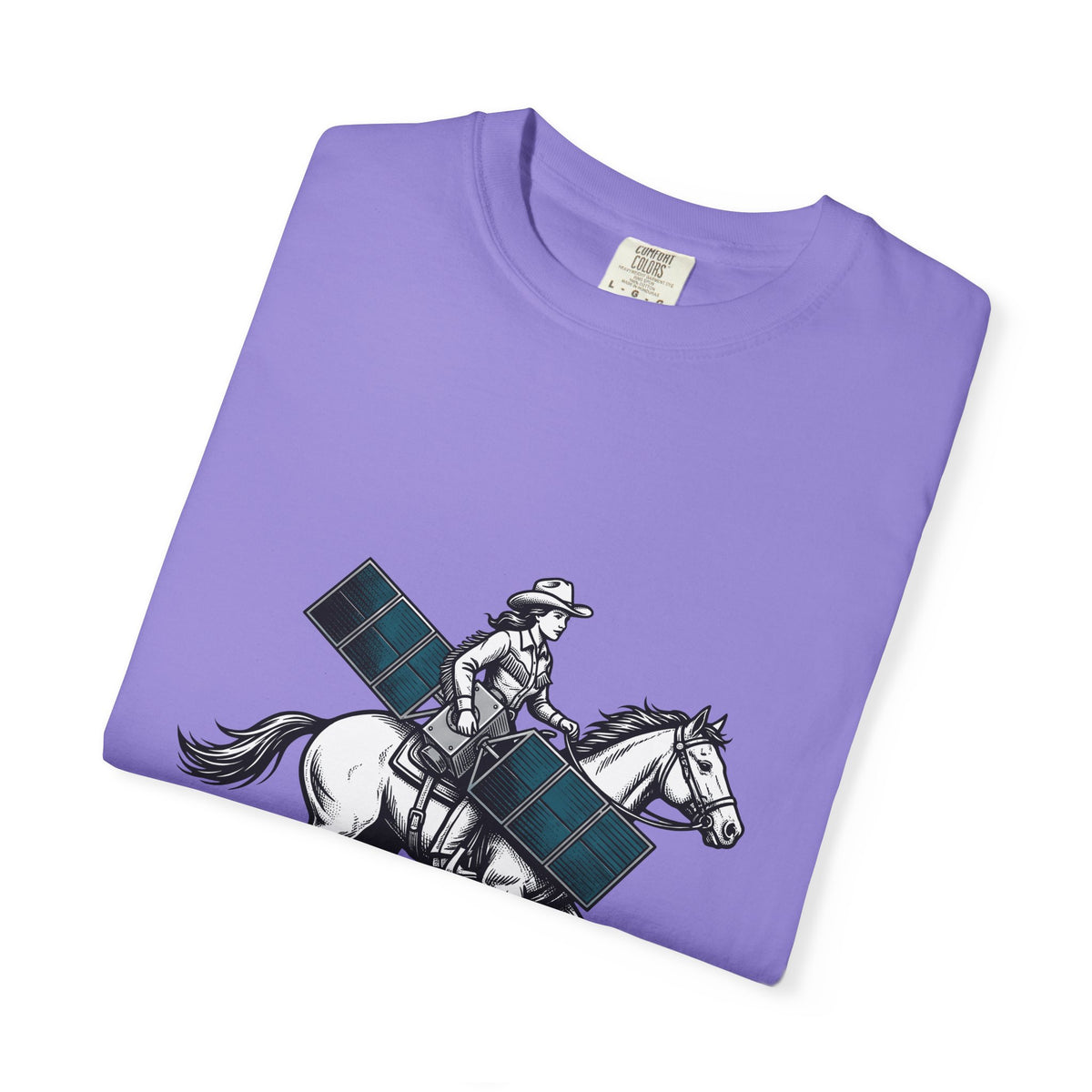 Cowgirl Riding Horse T-Shirt Cowgirl Western Gift Women Vintage T-Shirt Horseback Rider T-Shirt Cowgirl Fan Retro T-Shirt Rodeo Graphic Hand Drawn