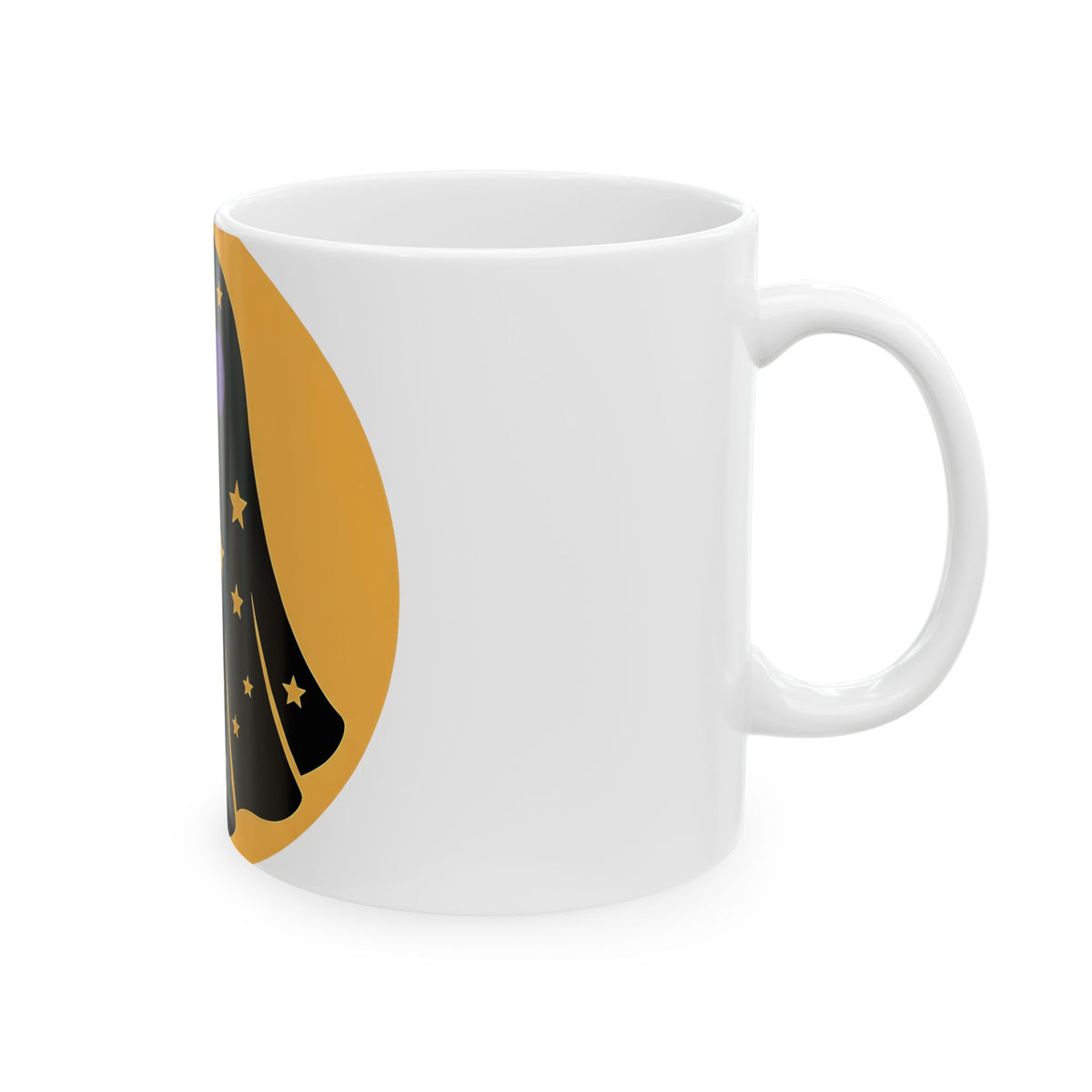 Ghost Halloween Spooky Gift Cute Specter Horror Fan Ghostly Macabre Minimalist Crescent Mug