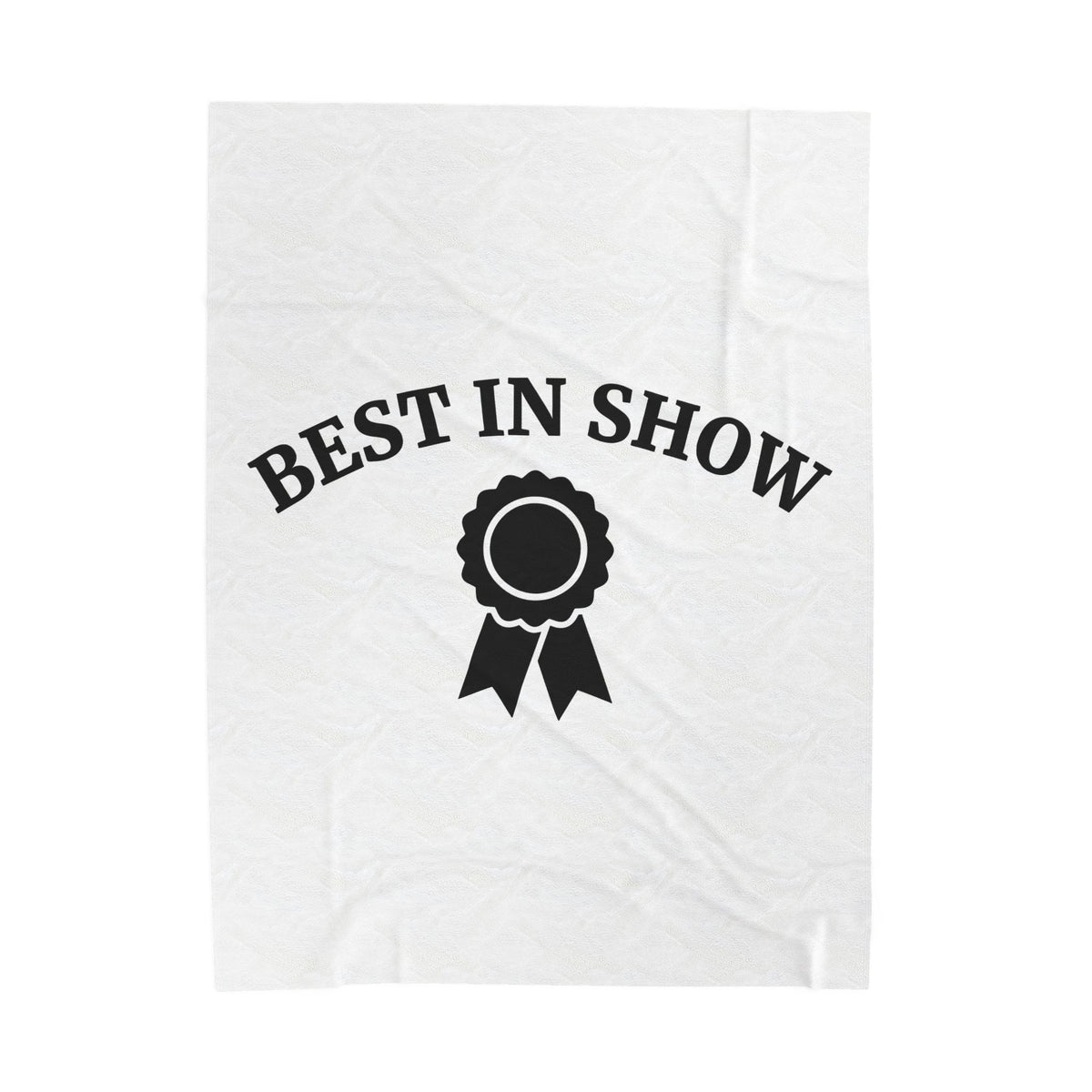 Award Ribbon Blanket Dog Competition Gift Women Minimalist Blanket Rosette Blanket Dog Fan Simple Blanket Championship Graphic Retro Badge Blanket