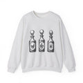 Elixir Jars Sweatshirt Boho Chic Party Gift Women Hand Drawn Sweatshirt Apothecary Jars Sweatshirt Bohemian Fan Illustrated Sweatshirt Rave Graphic Macabre
