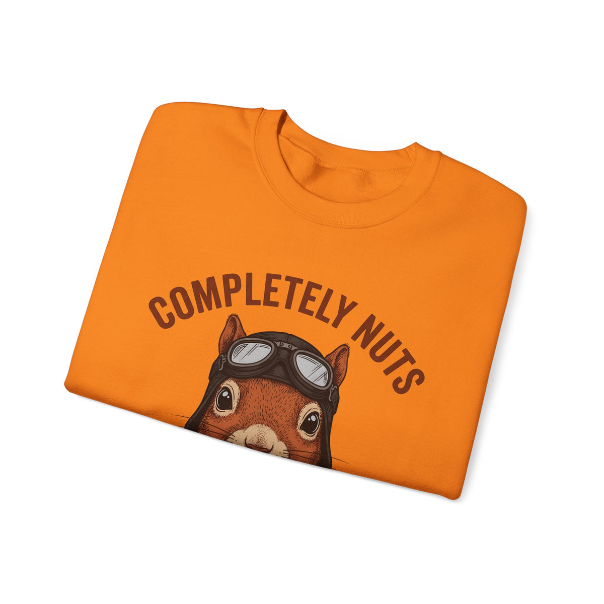 Squirrel Aviator Sweatshirt Funny Wildlife Gift Women Comic Sweatshirt Chipmunk Sweatshirt Humor Fan Cartoon Sweatshirt Animal Graphic Retro Pilot Goggles