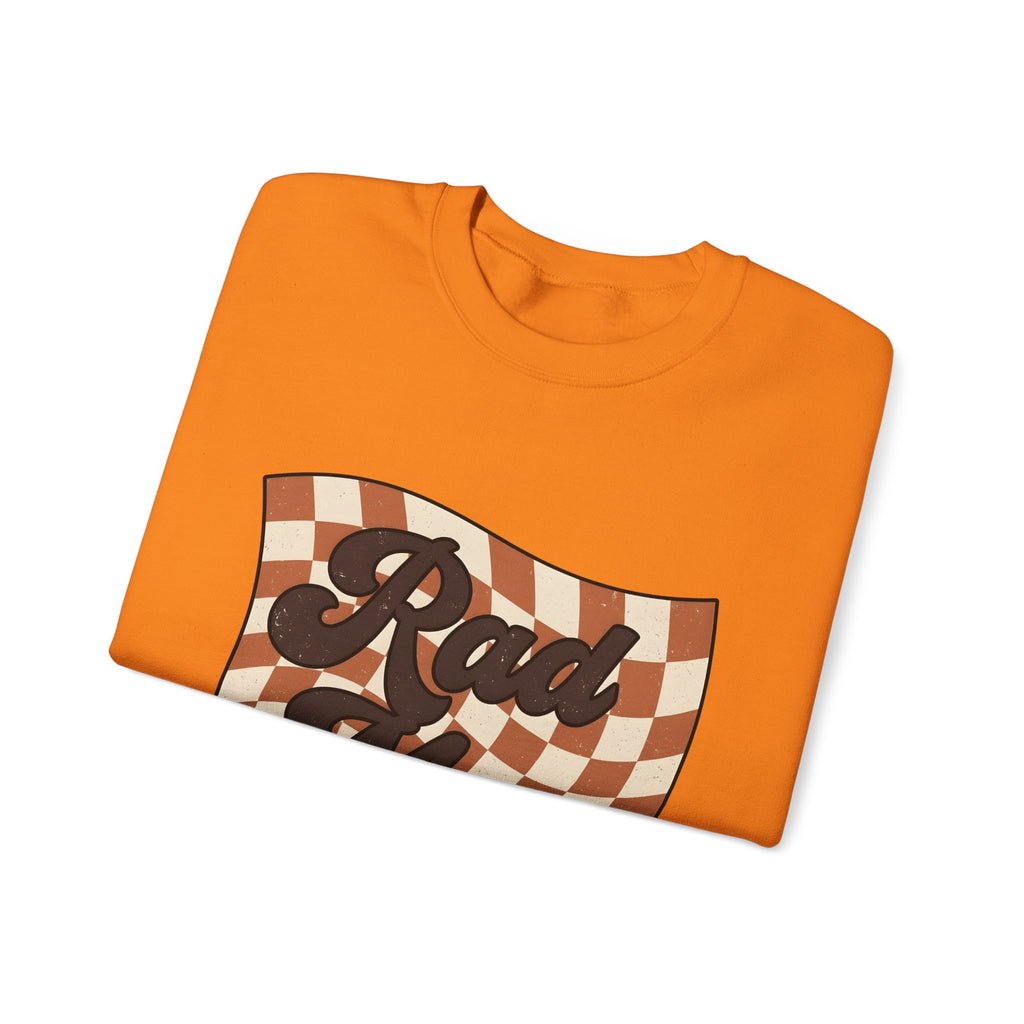 Checkered Flag Sweatshirt Moms Family Gift Women Retro Sweatshirt Racing Flag Sweatshirt Motherhood Fan Vintage Sweatshirt Sweatshirt Clan Graphic Vintage Wavy