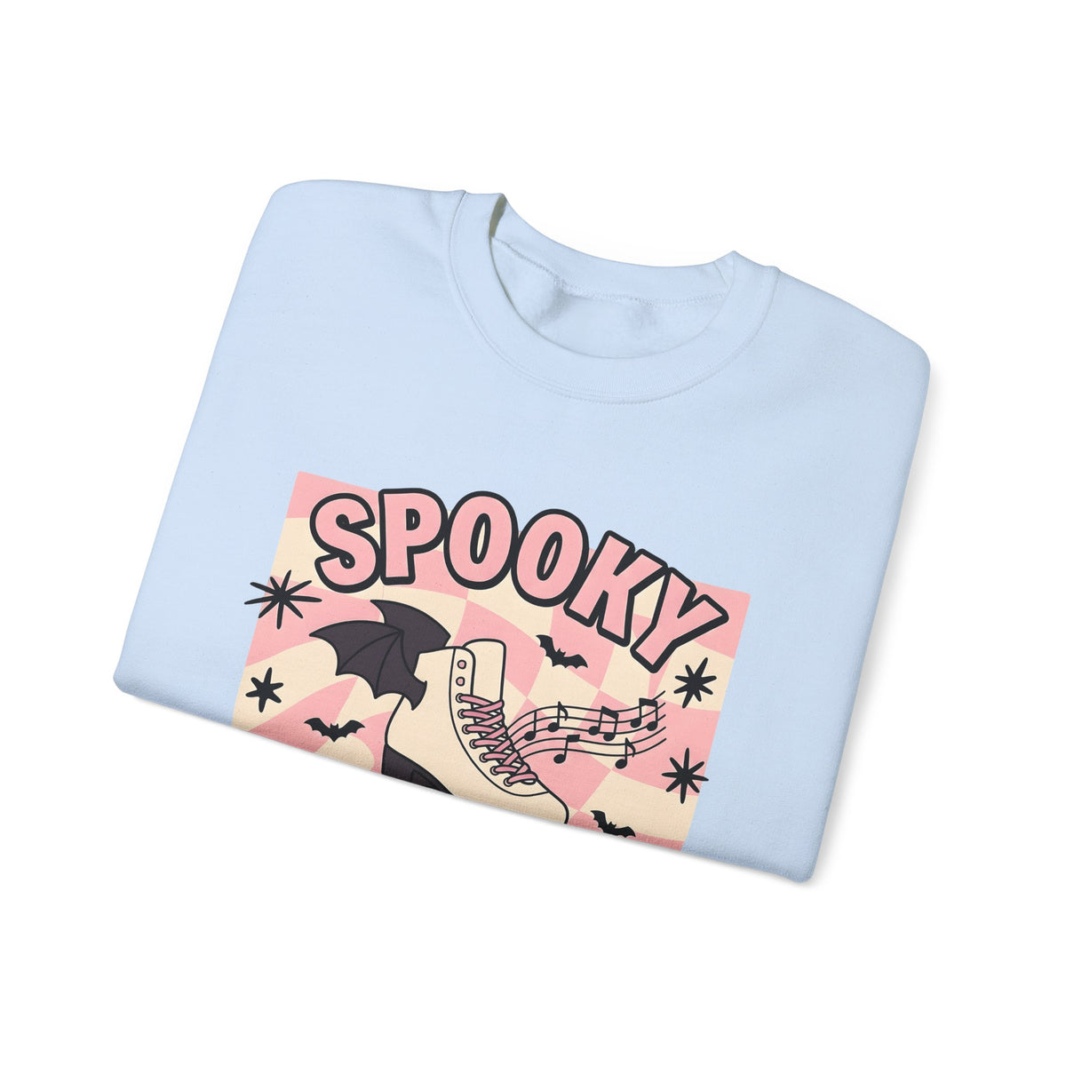 Roller Skate Bat Sweatshirt Halloween Sports Gift Women Line Art Sweatshirt Roller Derby Sweatshirt Horror Fan Skate Graphic Athlete
