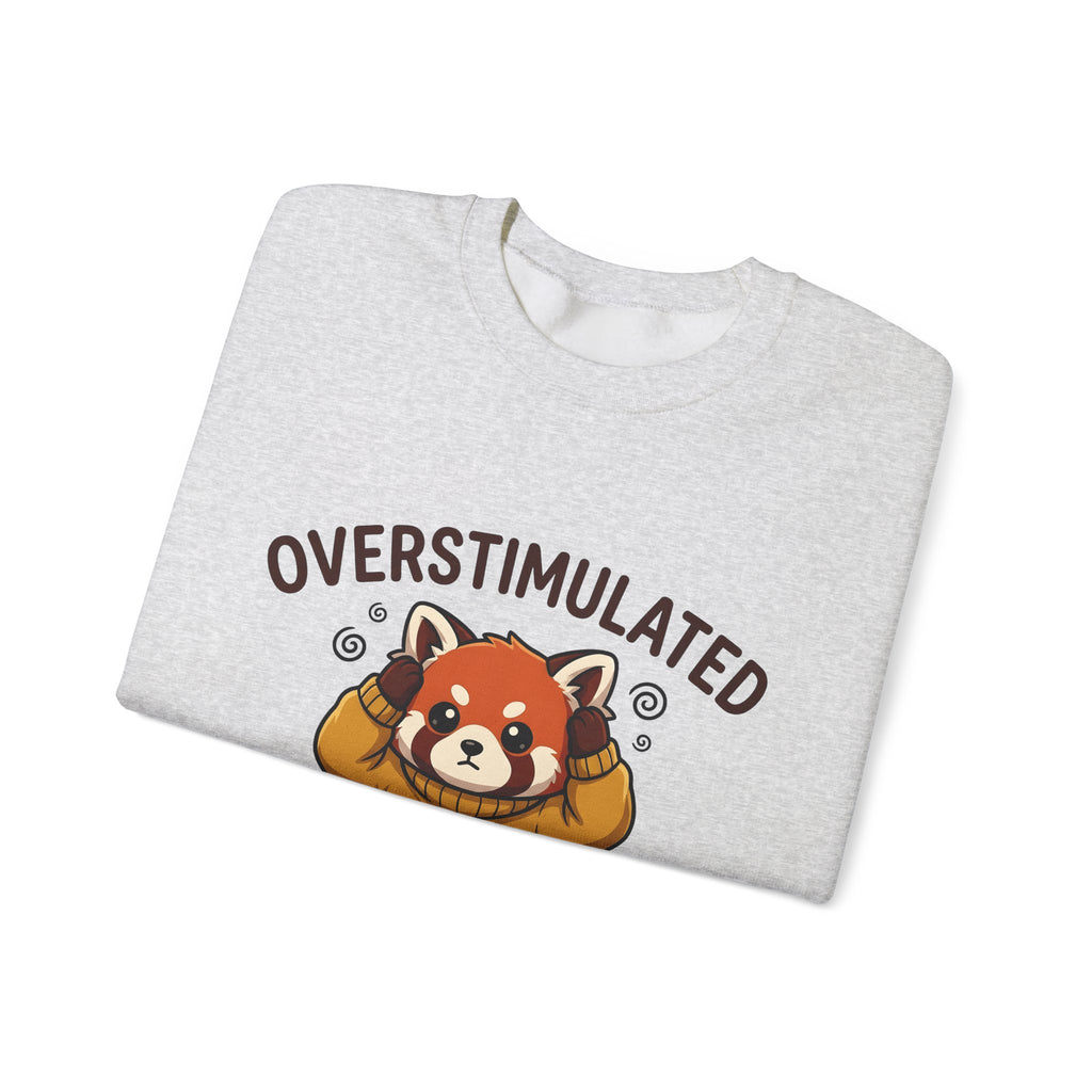Red Panda Sweatshirt Moms Anxiety Gift Women Kawaii Sweatshirt Panda Sweatshirt Motherhood Fan Mental Health Graphic Sweatshirt Cartoon Sweater Sweatshirt