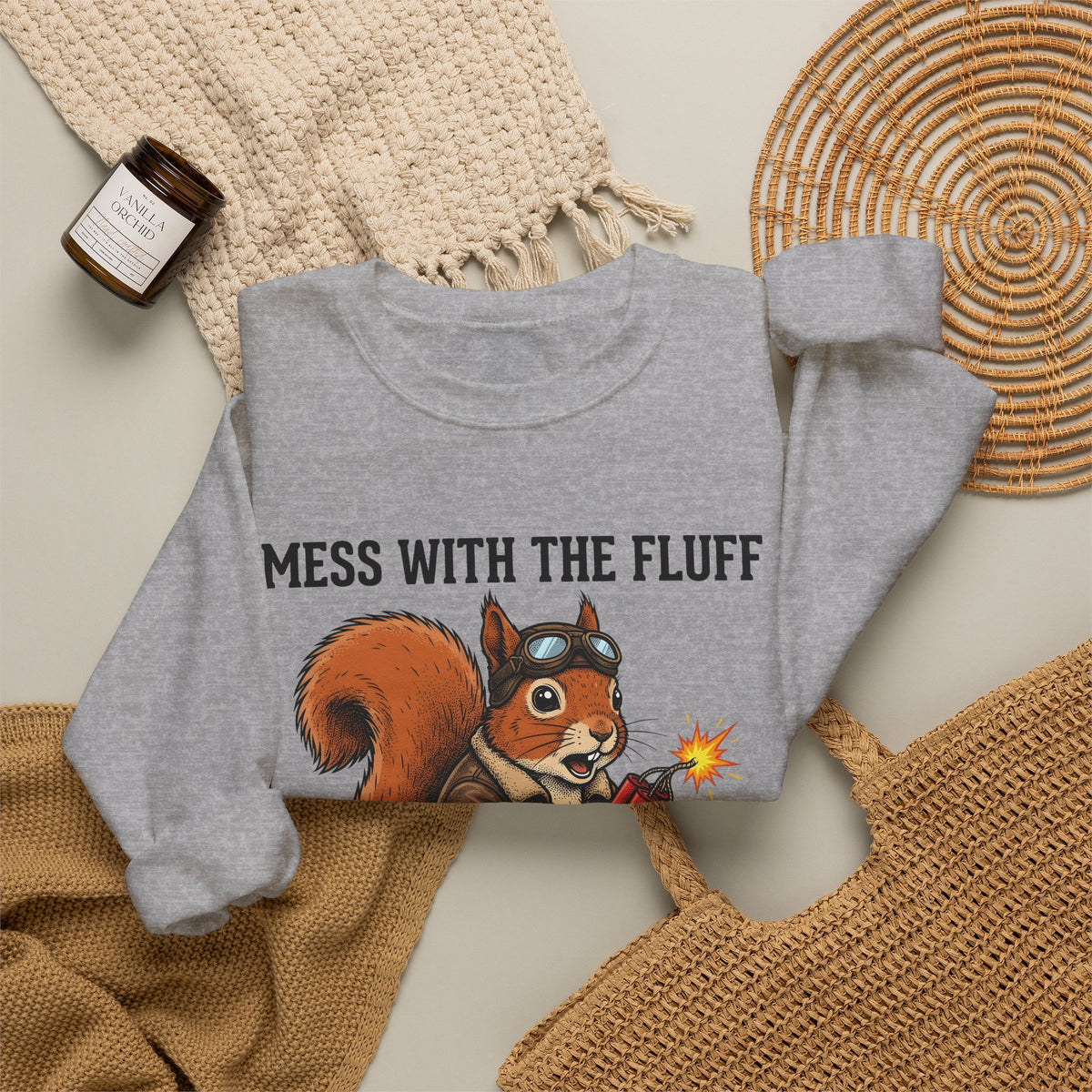 Chipmunk Flight Jacket Sweatshirt Funny Wildlife Gift Women Comic Sweatshirt Bomber Jacket Sweatshirt Humor Fan Cartoon Sweatshirt Animal Graphic Retro