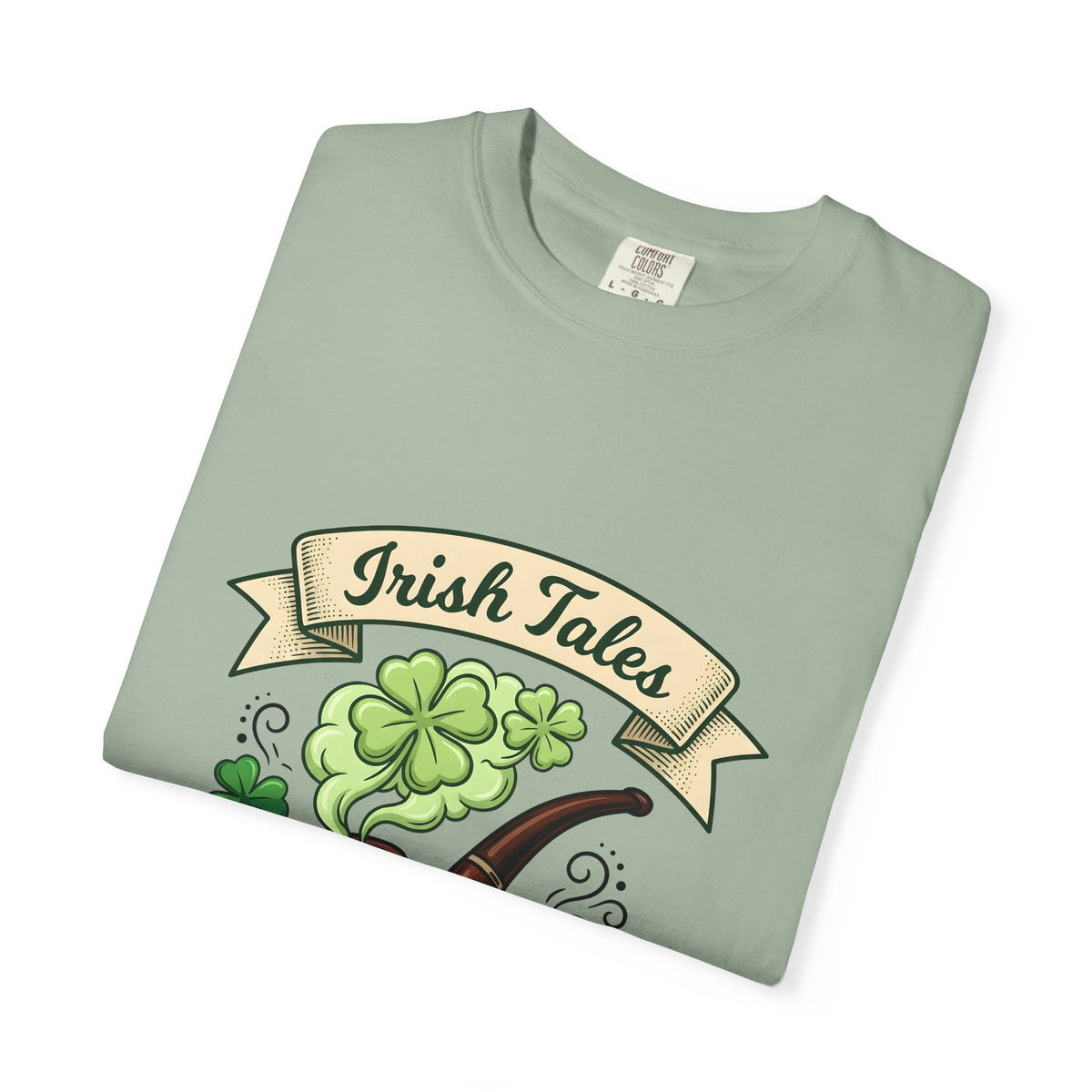 Pipe Clover T-Shirt St Patrick's Day Gaelic Gift Women Animated T-Shirt Shamrock T-Shirt Irish Fan Cartoon T-Shirt Celtic Graphic Classic Lucky