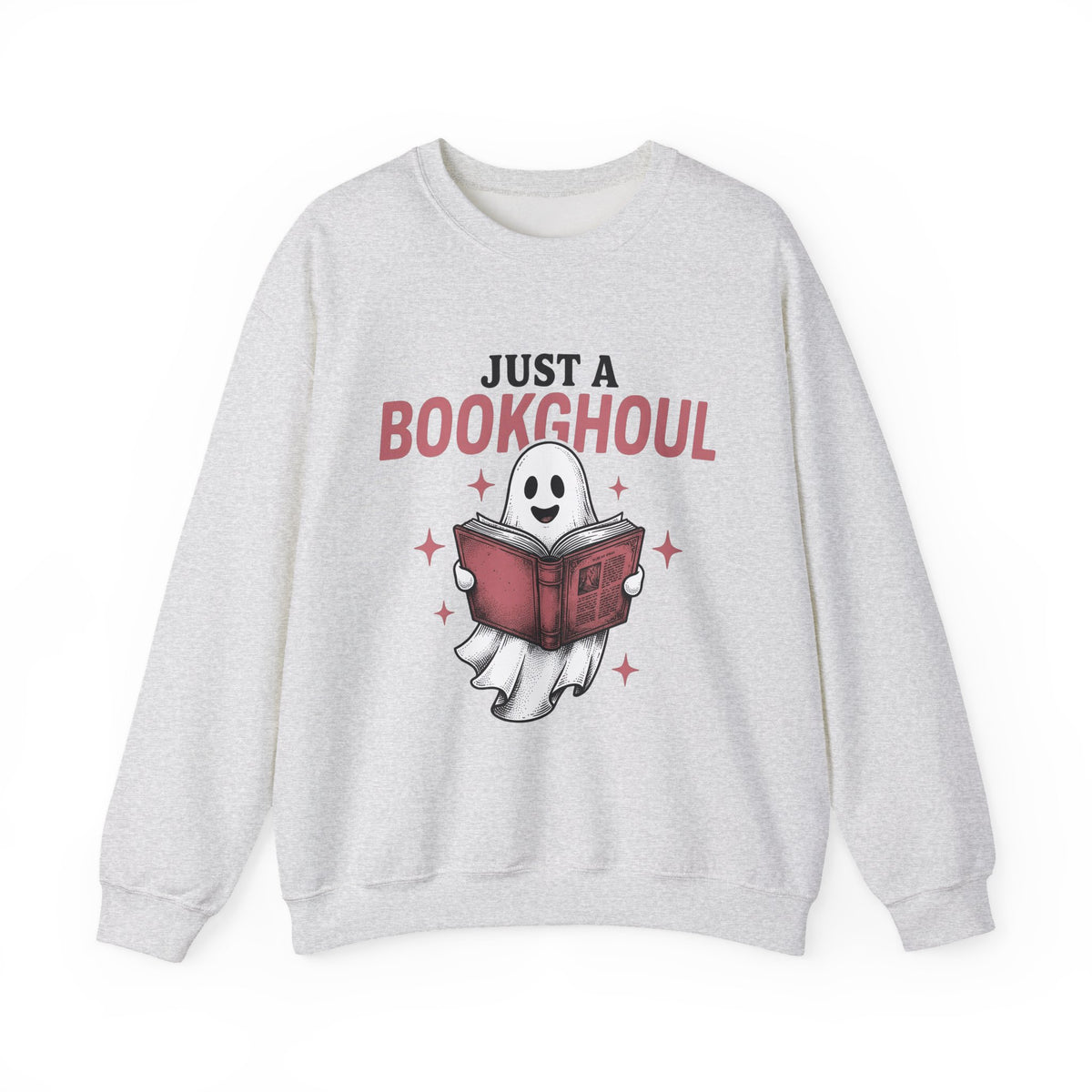 Phantom Reading Book Sweatshirt Halloween Reader Gift Women Illustration Sweatshirt Bookworm Sweatshirt Spooky Fan Ghostly Sweatshirt Book Graphic Sketch