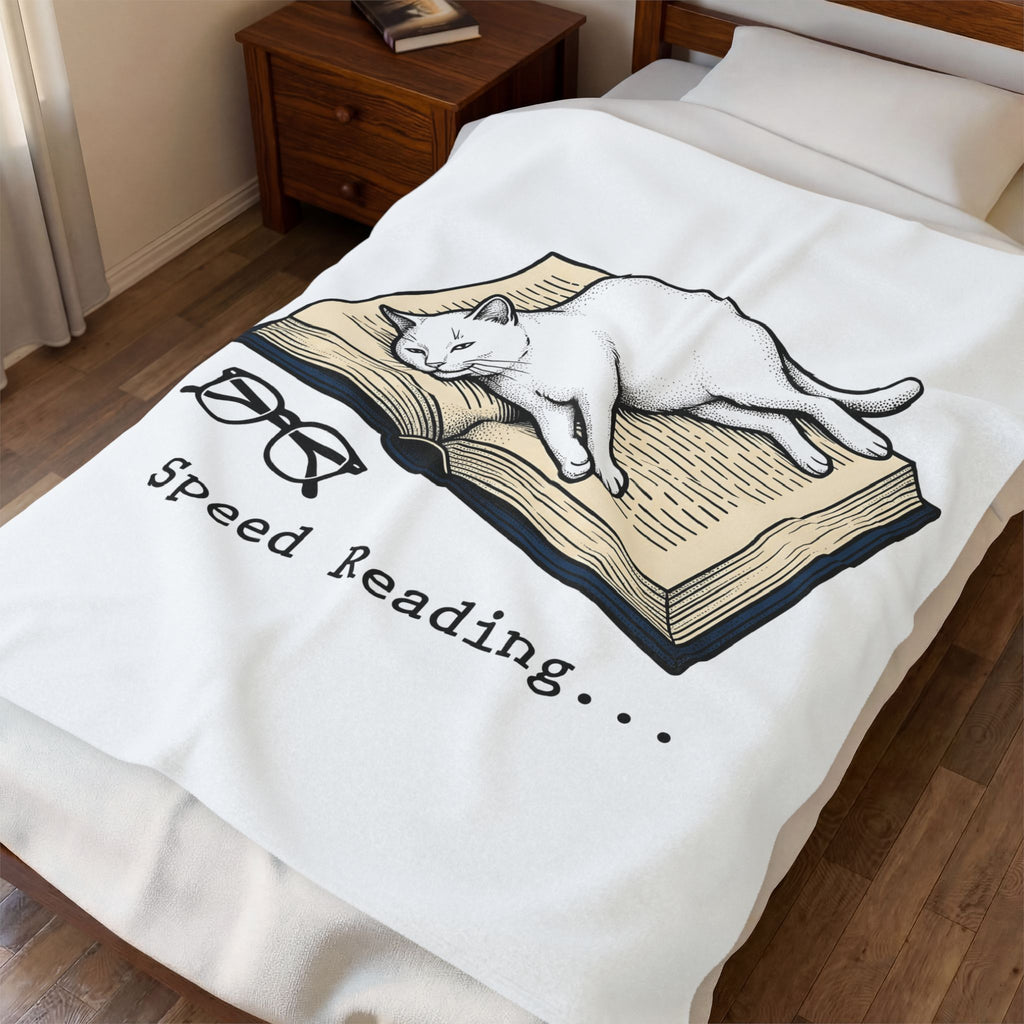 Kitten Read Blanket Cat Reader Gift Women Retro Blanket Kitten Blanket Cat Fan Vintage Blanket Bookworm Graphic Sketch Spectacles Blanket