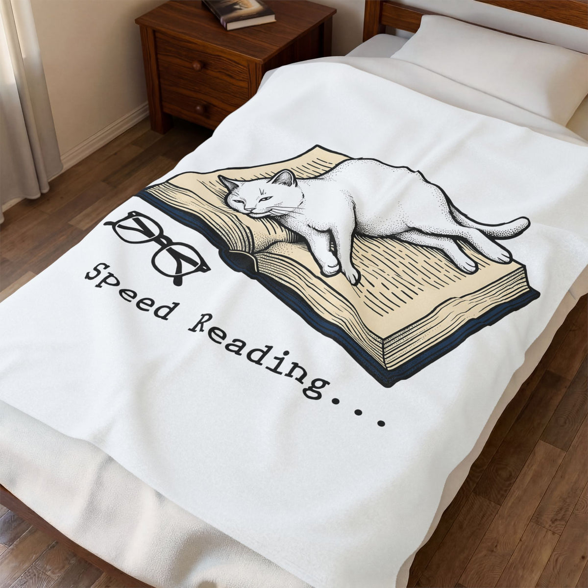 Kitten Read Blanket Cat Reader Gift Women Retro Blanket Kitten Blanket Cat Fan Vintage Blanket Bookworm Graphic Sketch Spectacles Blanket