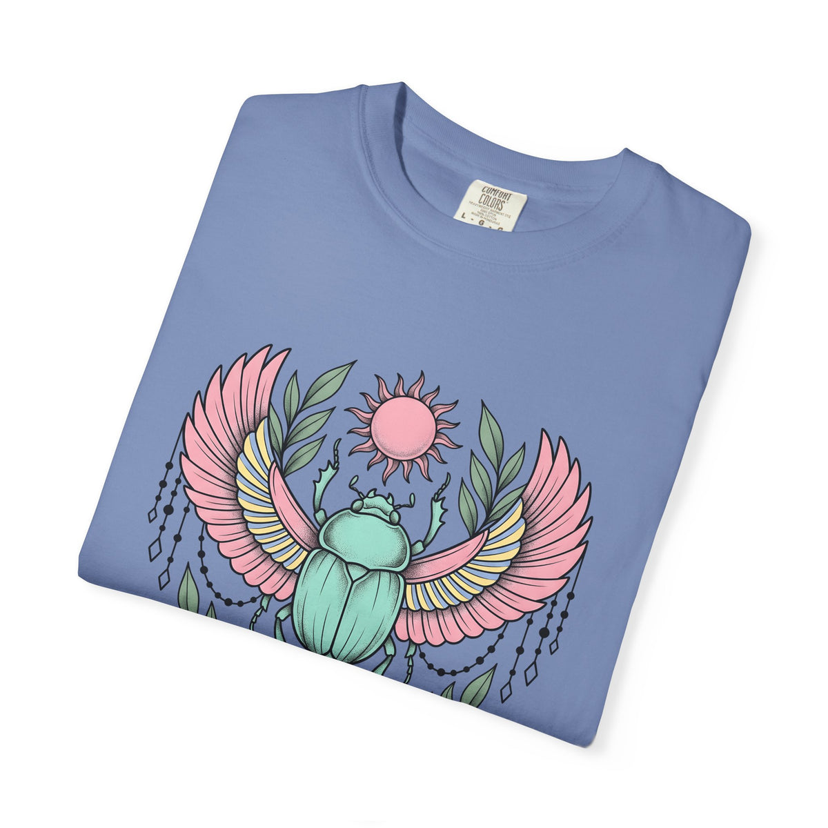 Scarab Bug Boho Chic Metaphysical Gift Tribal Beetle Bohemian Enthusiast Primitive Spiritual T-Shirt