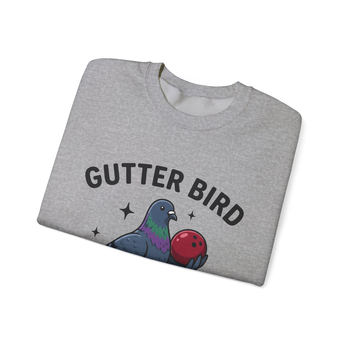 Bird Bowling Sweatshirt Bowling Satire Gift Women Animated Sweatshirt Bowling Ball Sweatshirt Bowling Fan Cartoon Sweatshirt Parody Graphic Old School Tenpin