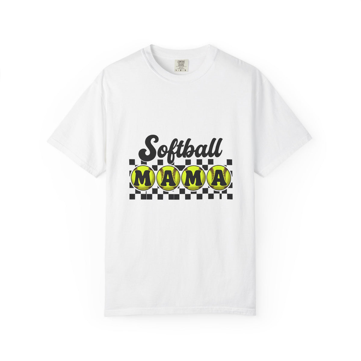 Softball Balls T-Shirt Softball Mom Competition Gift Women Minimalist T-Shirt Softballs T-Shirt Mom Fan Simple T-Shirt Competitive Graphic
