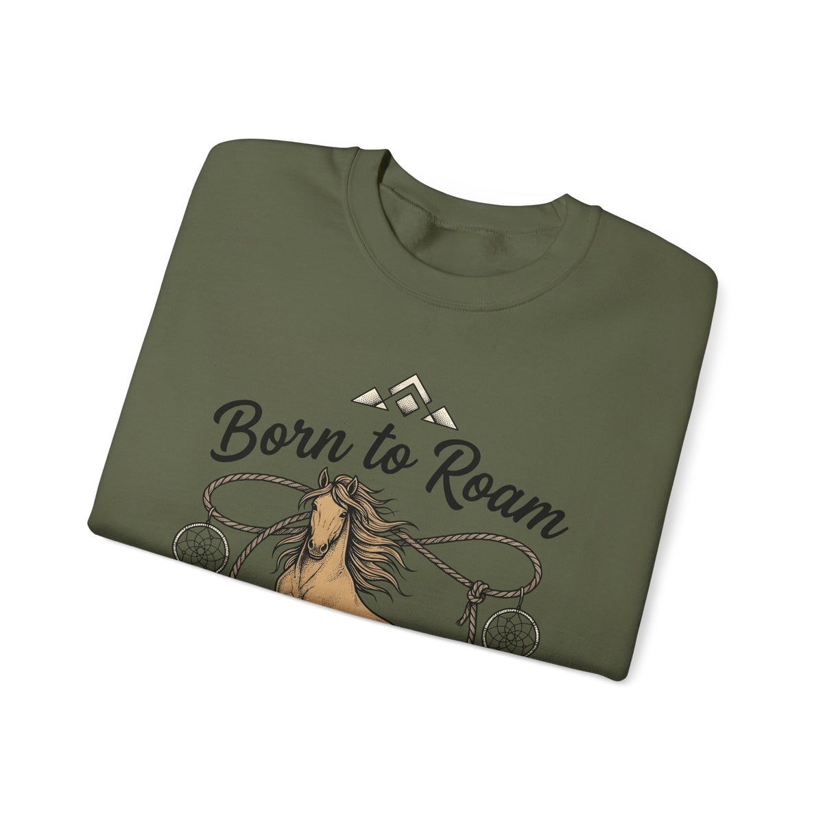 Horse Illustration Sweatshirt Cowgirl Ranch Gift Women Tribal Sweatshirt Stallion Sweatshirt Cowboy Fan Rodeo Sweatshirt Farm Graphic Retro Charm Sweatshirt