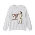 Cowgirl Cowgirl Western Gift Vintage Cowgirl Fan Distressed Western Sweatshirt
