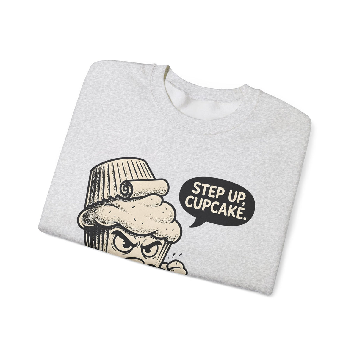 Cake Character Sweatshirt Desserts Satire Gift Women Anime Sweatshirt Pastry Sweatshirt Dessert Fan Manga Sweatshirt Parody Graphic Hand Drawn Speech Cloud