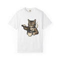 Coffee Cat T-Shirt Cat Espresso Gift Women Retro T-Shirt Kitty Cat T-Shirt Cat Fan Fifties T-Shirt Cappuccino Graphic Sketch Latte T-Shirt T-Shirt