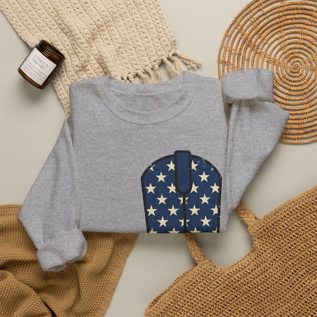 Leather Boot Sweatshirt America Rodeo Gift Women Heritage Sweatshirt Boot Sweatshirt American Fan Boots Sweatshirt Rodeo Graphic Antique Star Symbols Sweatshirt