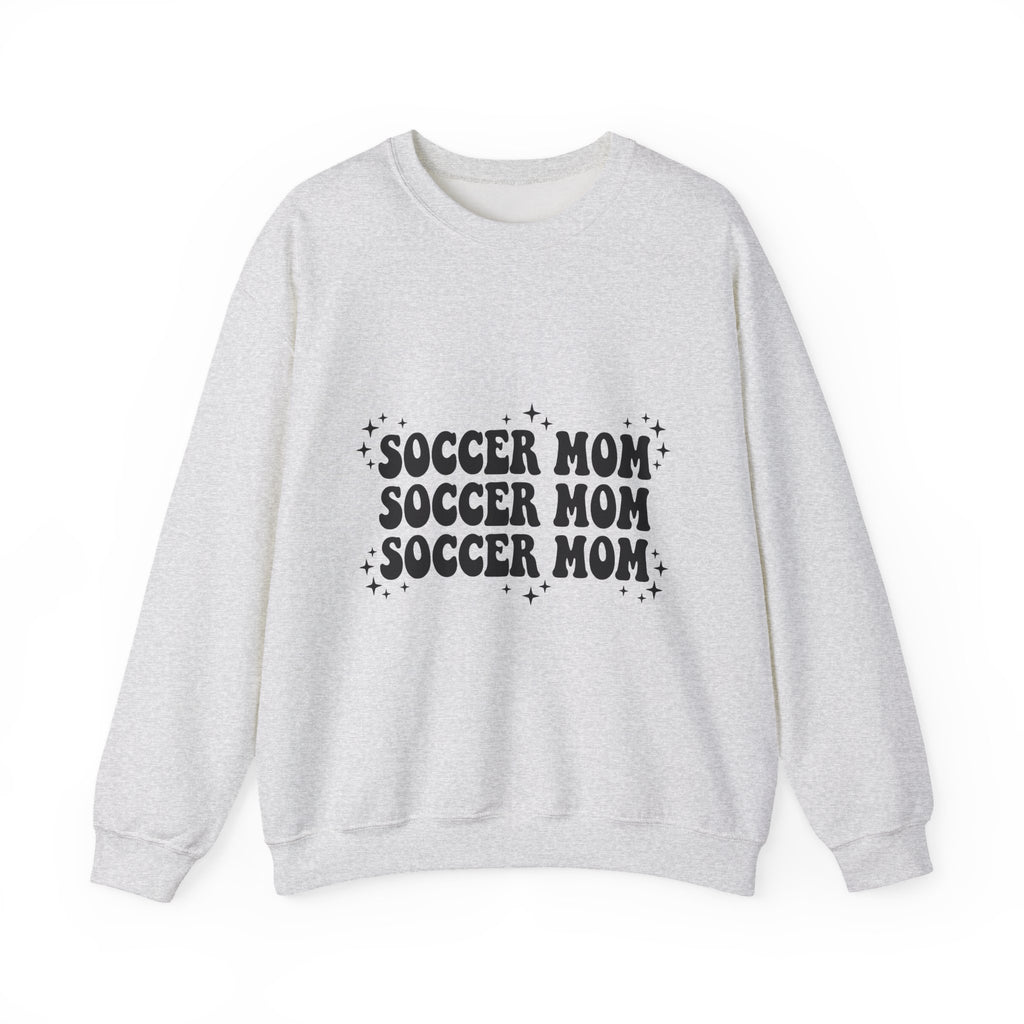 Soccer Mom Sweatshirt Moms Sports Gift Women Groovy Sweatshirt Football Mom Sweatshirt Mother Fan Athletic Graphic Soccer Graphic Retro Stars Sweatshirt