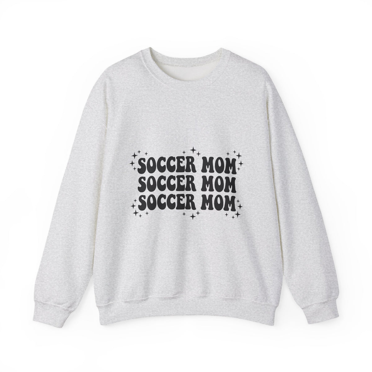 Soccer Mom Sweatshirt Moms Sports Gift Women Groovy Sweatshirt Football Mom Sweatshirt Mother Fan Athletic Graphic Soccer Graphic Retro Stars Sweatshirt