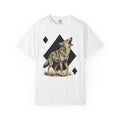 Howling Wolf T-Shirt Wolf Pets Gift Women Sketch T-Shirt Gray Wolf T-Shirt Wolf Fan Canine Graphic T-Shirt Hand Drawn Shape T-Shirt