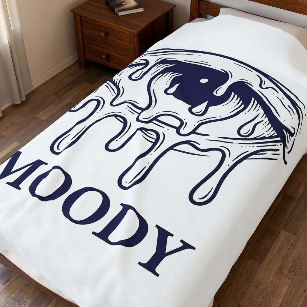 Melting Eye Blanket Aesthetic Gothic Gift Women Line Art Blanket Weeping Eye Blanket Style Fan Graphic Blanket Dark Illustration Minimal Drips