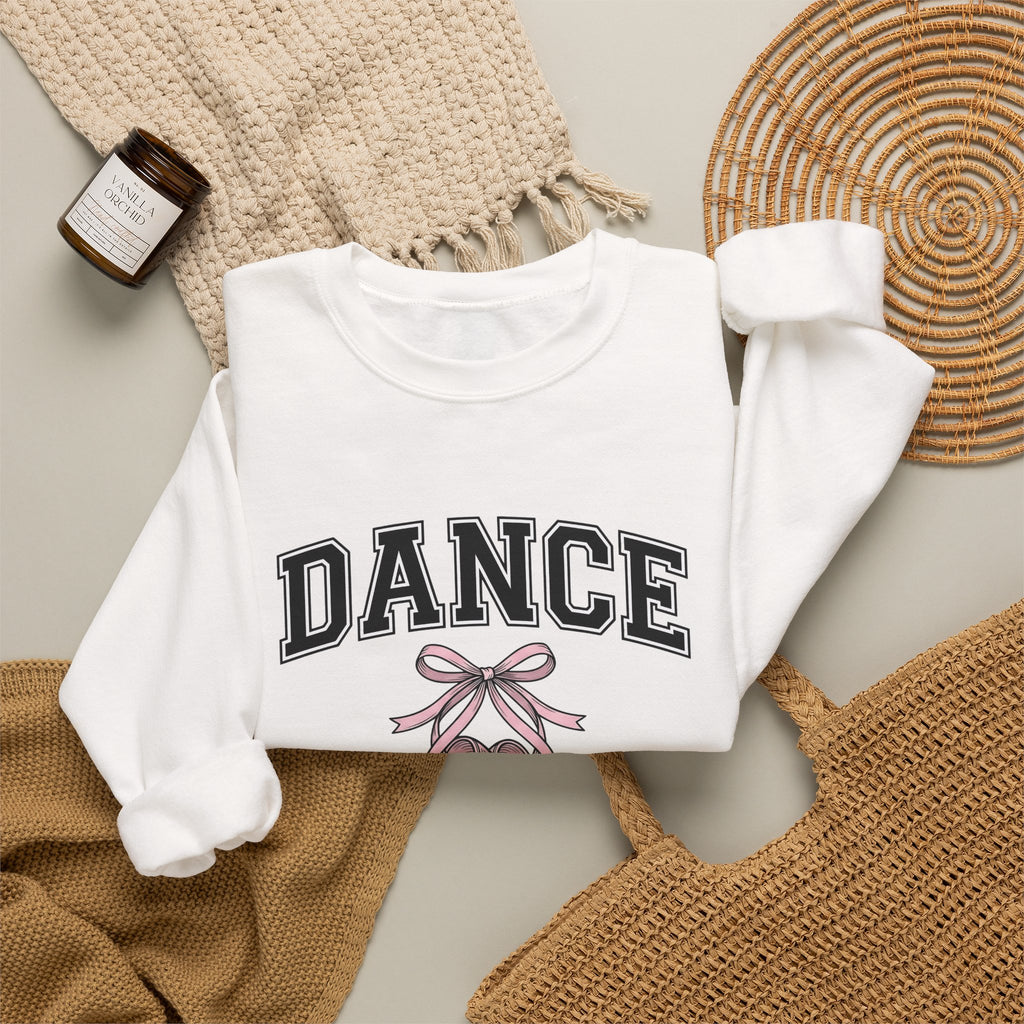 Ballet Shoes Sweatshirt Dance Mom Ballet Gift Women Hand Drawn Sweatshirt Pointe Shoes Sweatshirt Dance Mom Enthusiast Illustrated Graphic Dancer