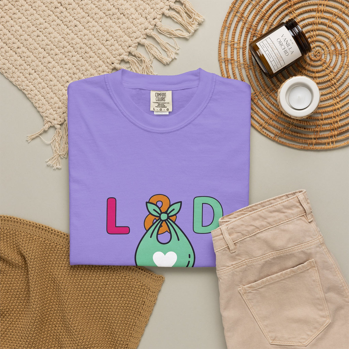 Baby Bundle T-Shirt Nurse Medical Gift Women Playful T-Shirt Baby Set T-Shirt Nursing Enthusiast Healthcare Graphic Medical Design Colorful Heart