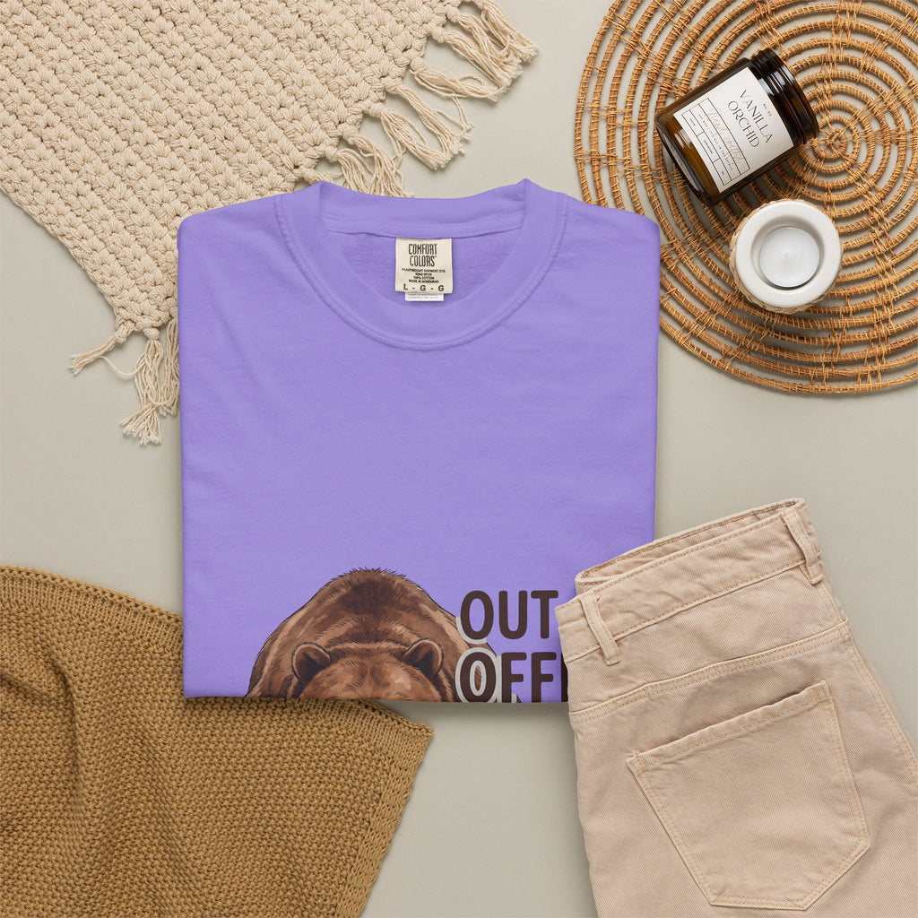 Brown Bear T-Shirt Bear Pet Gift Women Sketch T-Shirt Grizzly T-Shirt Bear Fan Ursine T-Shirt Animal Graphic Comic Sleep T-Shirt