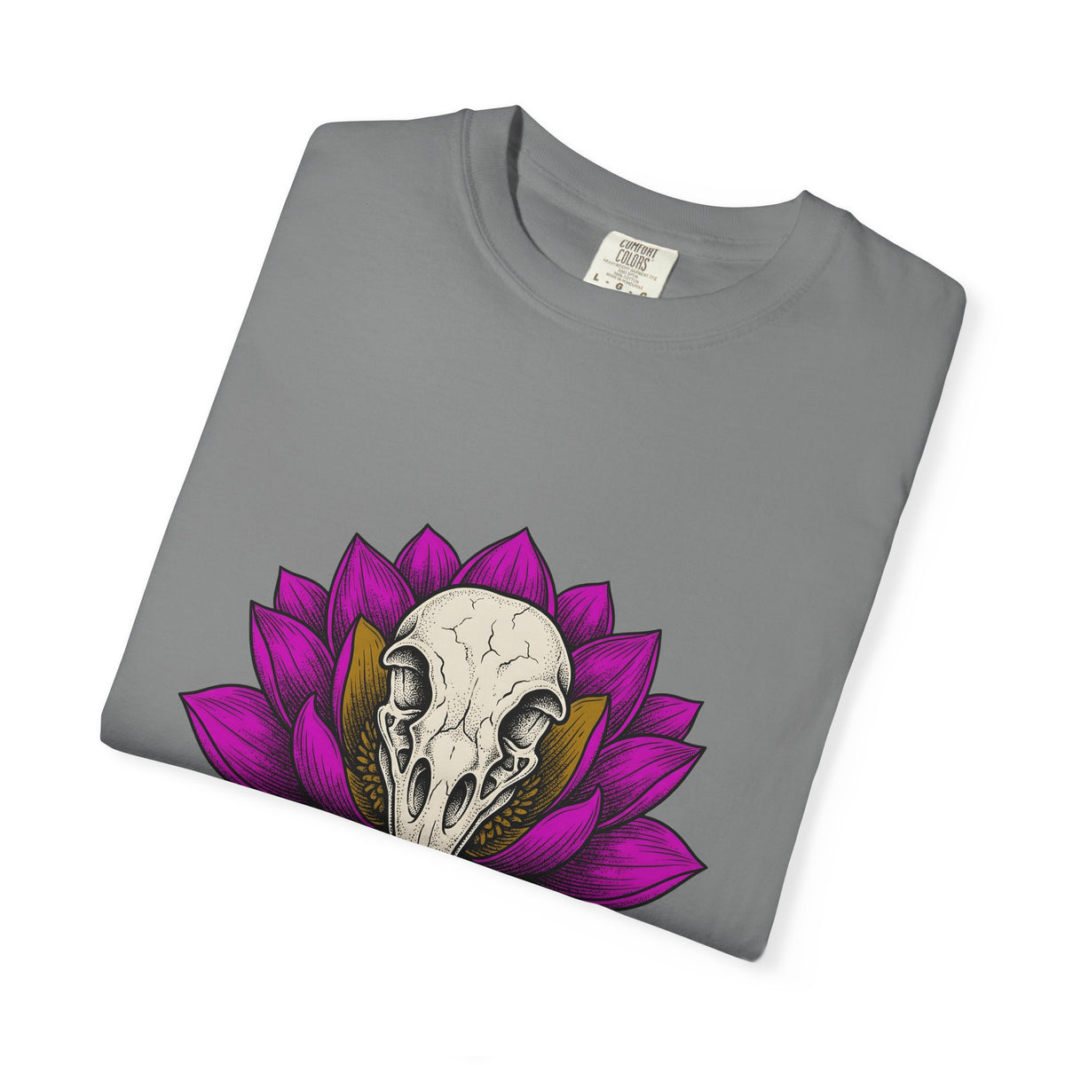 Bird Head Flower T-Shirt Boho Chic Emo Gift Women Line Art T-Shirt Floral Head T-Shirt Hippie Fan Minimalist T-Shirt Goth Graphic Classic Lotus