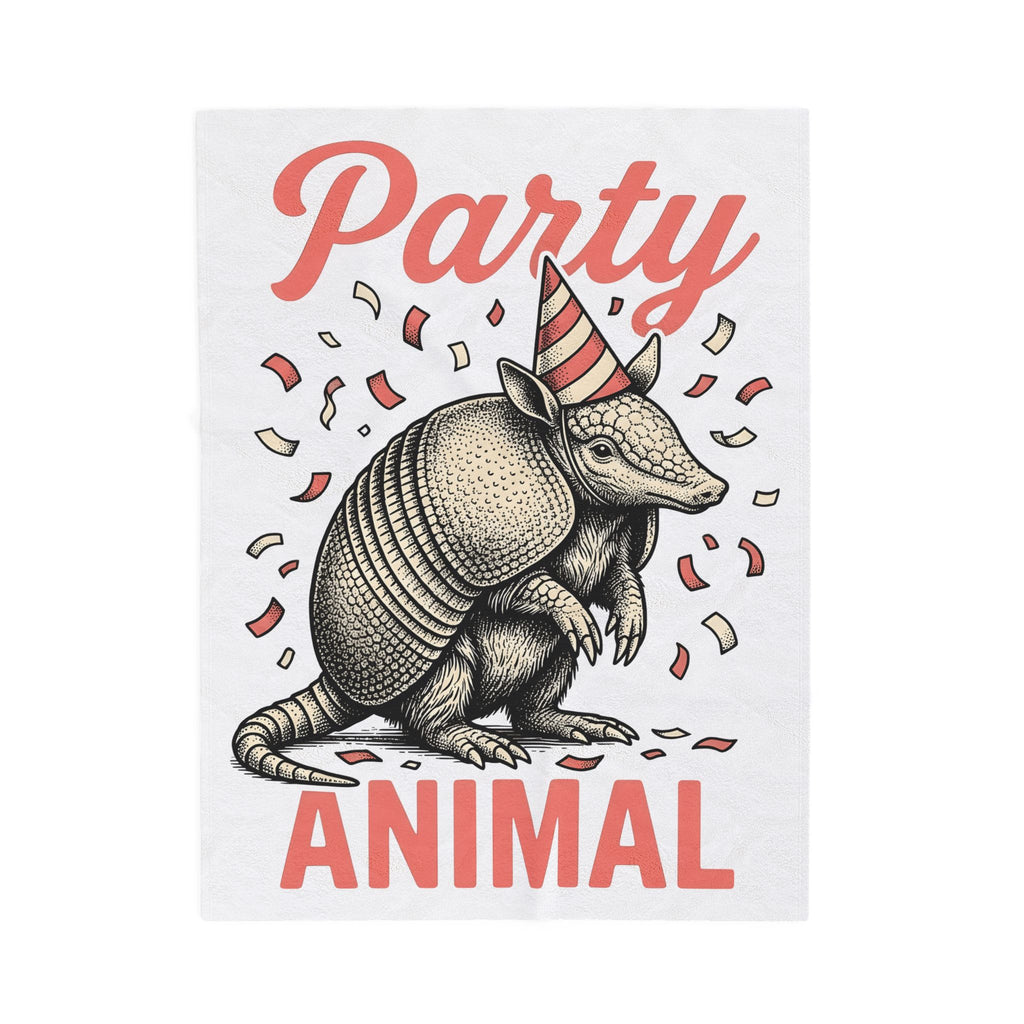 Armadillo Birthday Hat Blanket Cowgirl Celebration Gift Women Sketch Blanket Dillo Blanket Cowgirl Fan Drawing Graphic Retro Glitter Blanket