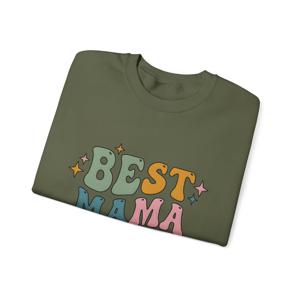 Funky Lettering Sweatshirt Moms Household Gift Women Vintage Sweatshirt Typography Sweatshirt Motherhood Fan Retro Sweatshirt Home Graphic Neon Sparkles Sweatshirt