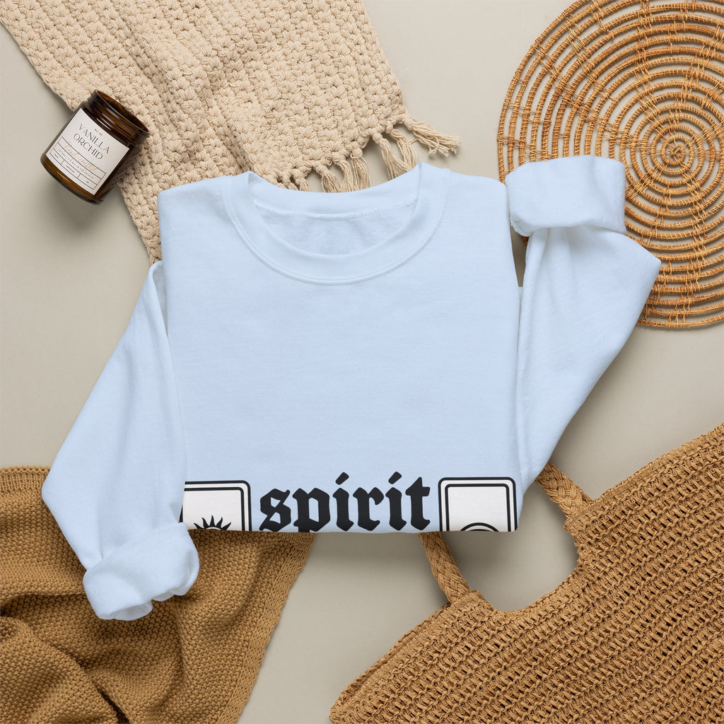 Fortune Cards Sweatshirt Spiritual New Age Gift Women Occult Sweatshirt Tarot Cards Sweatshirt Mystic Enthusiast Esoteric Sweatshirt Metaphysical Graphic Clean