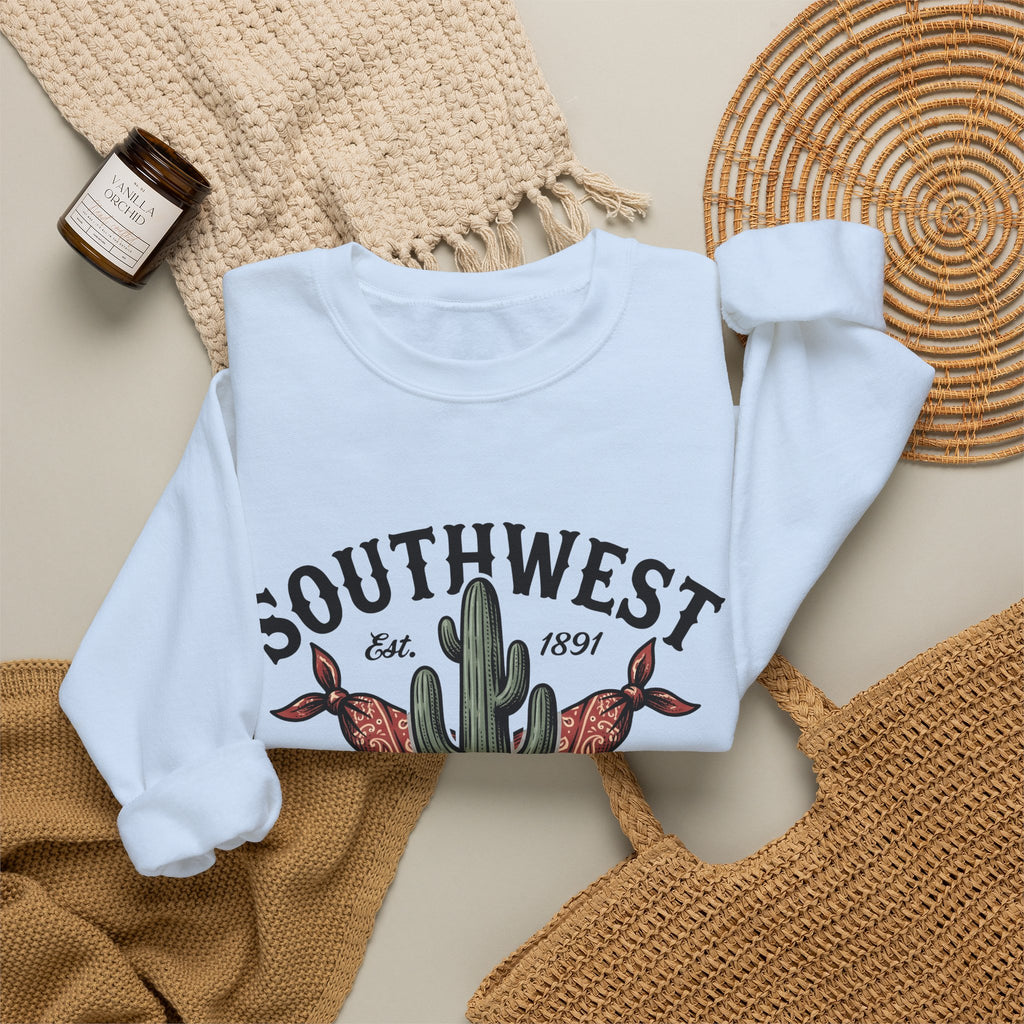 Prickly Pear Drawing Sweatshirt Cowgirl Livestock Gift Women Vintage Western Sweatshirt Cactus Sweatshirt Cowboy Fan Retro Sweatshirt Ranch Graphic