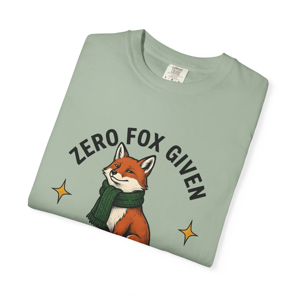 Fox Holiday Wildlife Gift Retro Fox Christmas Fan Vintage Animal Sketch Neck Wrap T-Shirt